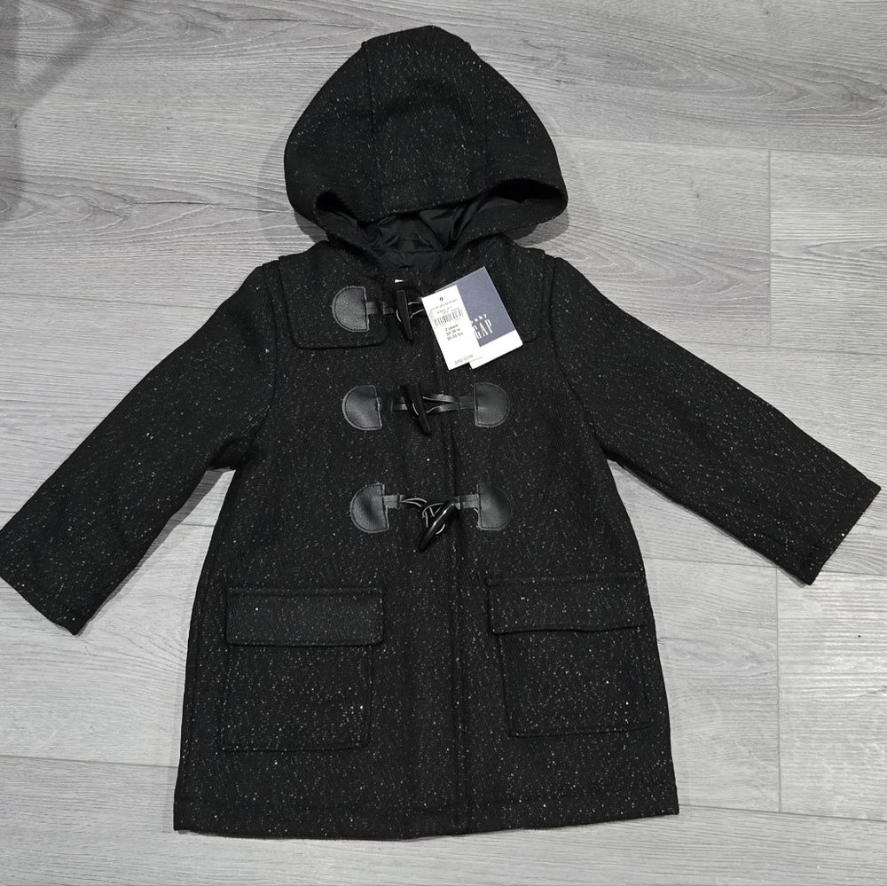 Nwt GAP Kids Toddler Glitter Duffle Pea Coat Jacket 2T